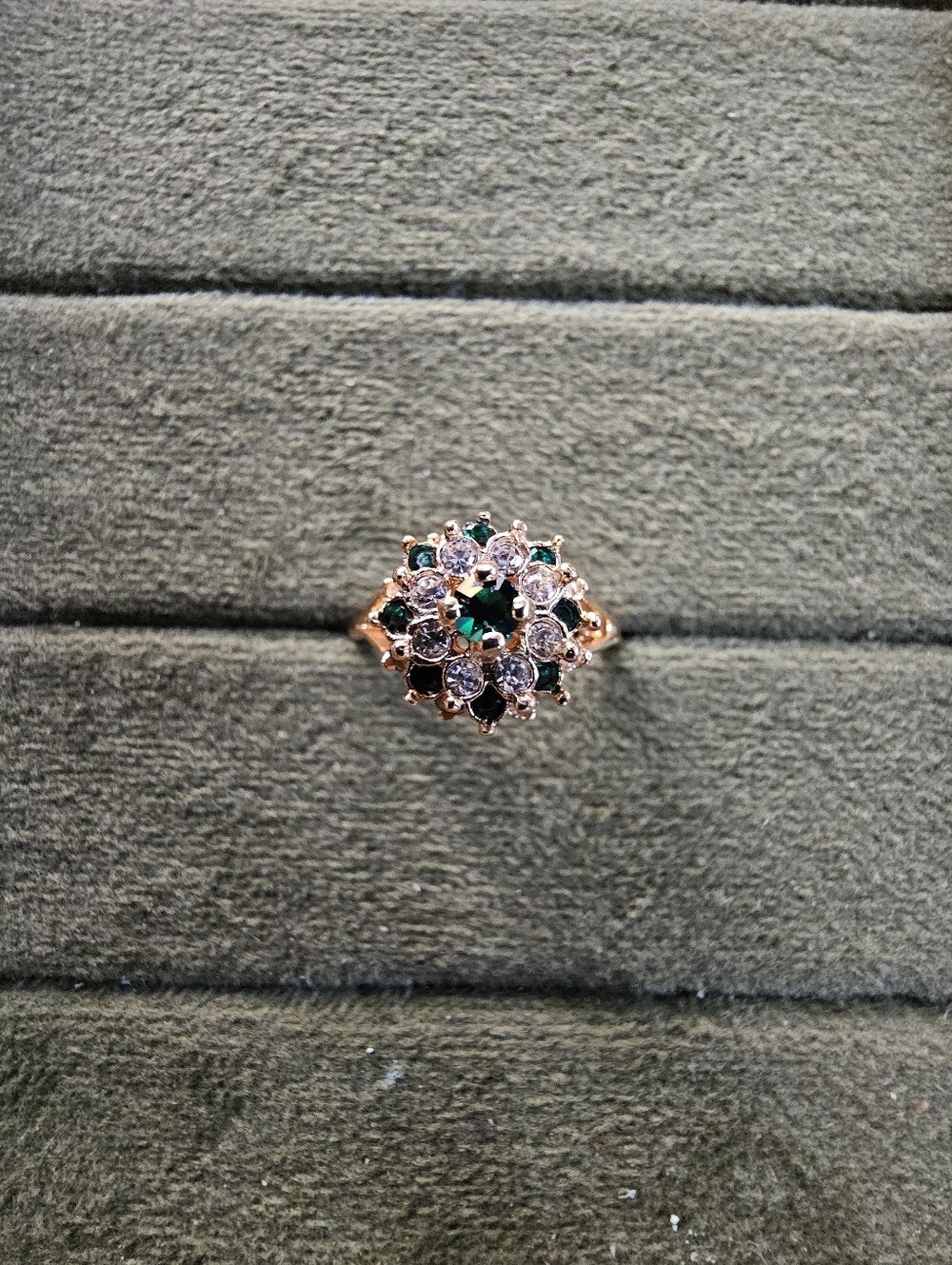 Vintage 18k Gold Plated Ring Size 5